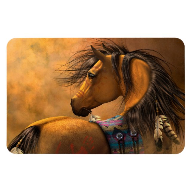 Imán Kiowa Gold Premium Flexi Magnet (Horizontal)