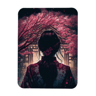 Imán Kira Kirschblüten - Flexibler Fotomagnet