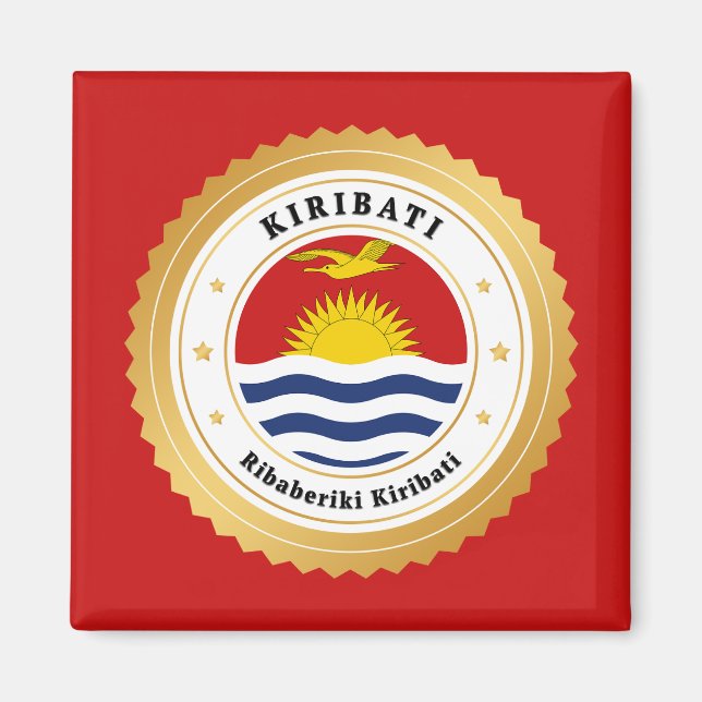 Imán Kiribati Flag (Frente)