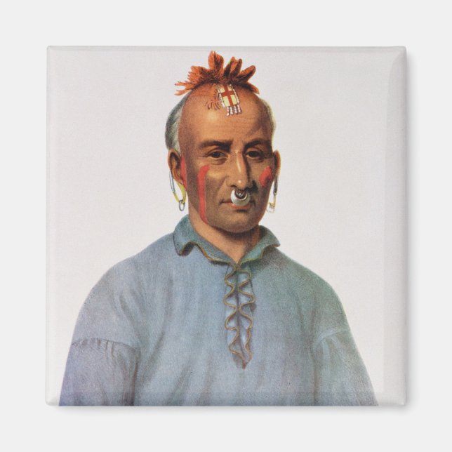 Imán Kish-Kal-Wa, jefe de Shawnee (Frente)