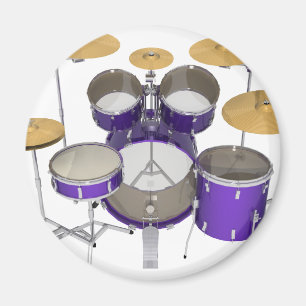 Imán Kit de batería púrpura: