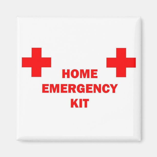 Imán Kit de emergencia en casa (Frente)