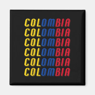 Imán Kit de Jersey de Fútbol de la Bandera Colombiana 2