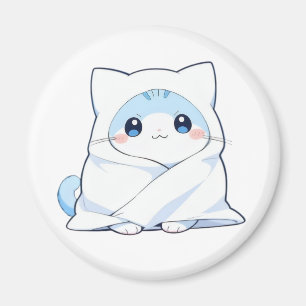 Imán Kit de manta acogedora gatito kawaii Diseño de gat