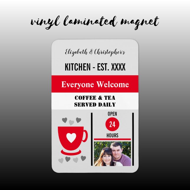 Imán Kitchen el año occidental café té rojo foto (Subido por el creador)