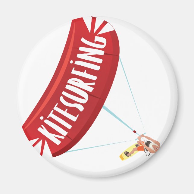 Imán Kitesurf Guy (Frente)