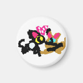 Imán Kittens Valentine