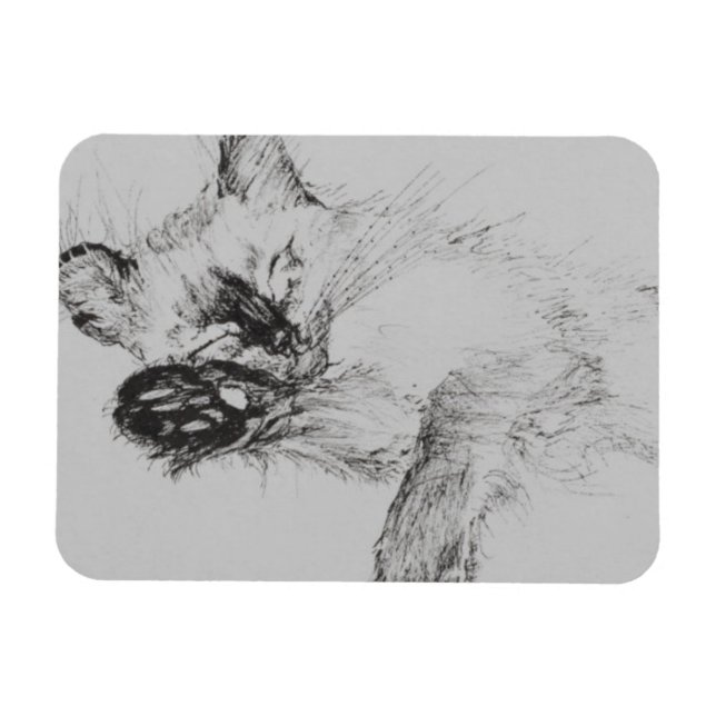 Imán Kitty "Baby" (Horizontal)