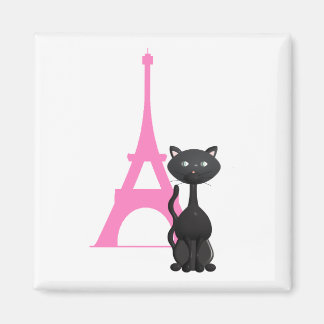 Imán Kitty de vacaciones en París