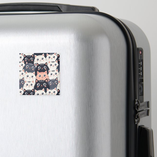 Imán Kitty Kat Kaleidoscope (In Situ (Equipaje))