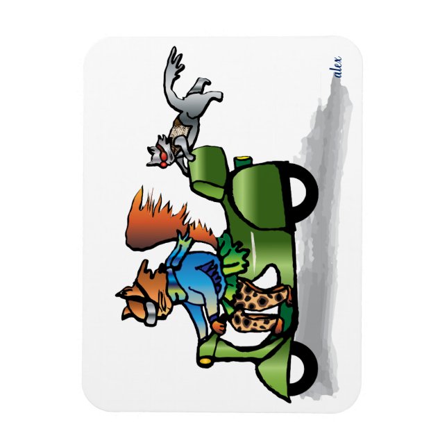 Imán Kitty Scoots Magnet (Vertical)