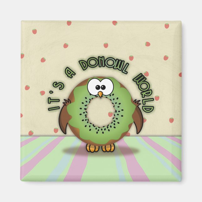 Imán kiwi donowl (Frente)