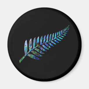 IMÁN KIWI NEW ZEALAND FERN PAUA