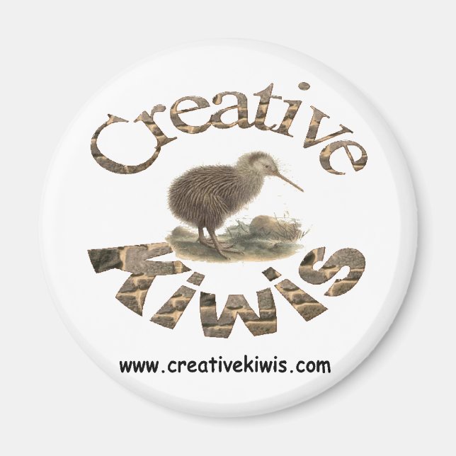 Imán Kiwis creativos 1 (Frente)