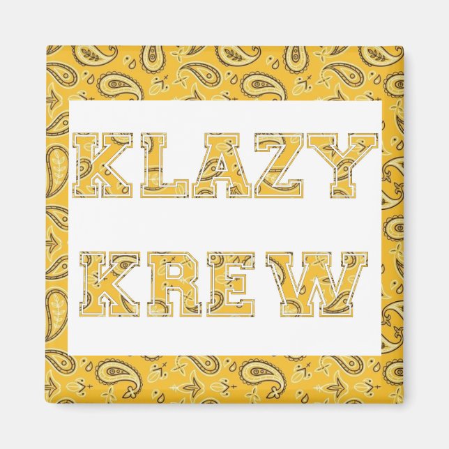 Imán KLAZY KREW Magnet (Frente)