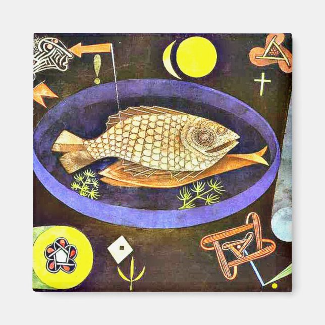 Imán Klee - Alrededor de los peces, (Frente)