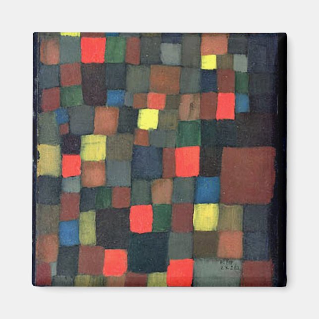 Imán Klee - Armonía de color abstracta (Frente)