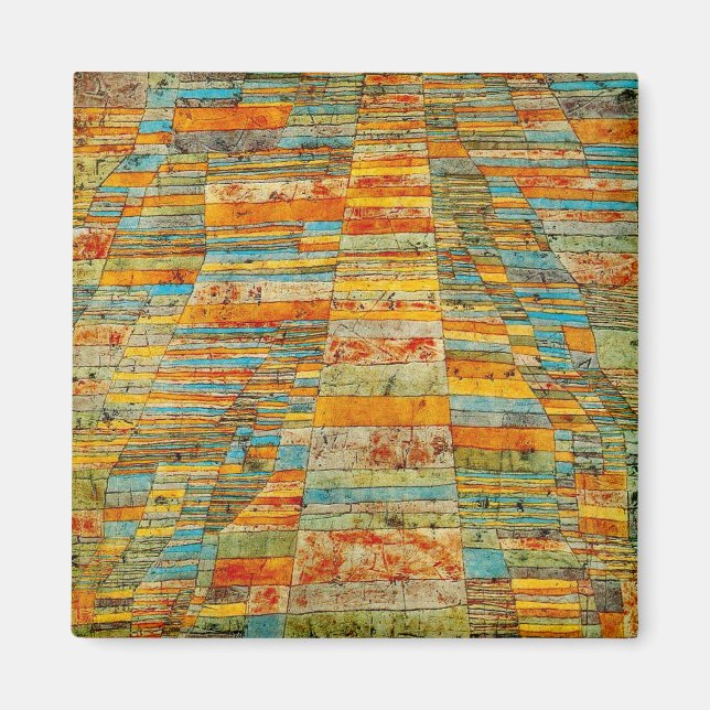 Imán Klee - Autopistas y caminos (Frente)