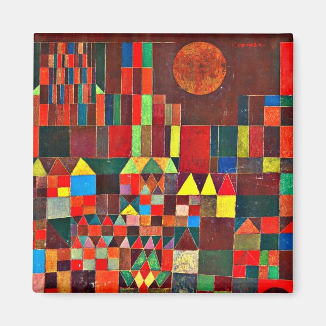 Imán Klee - Castillo y Sol, (Frente)