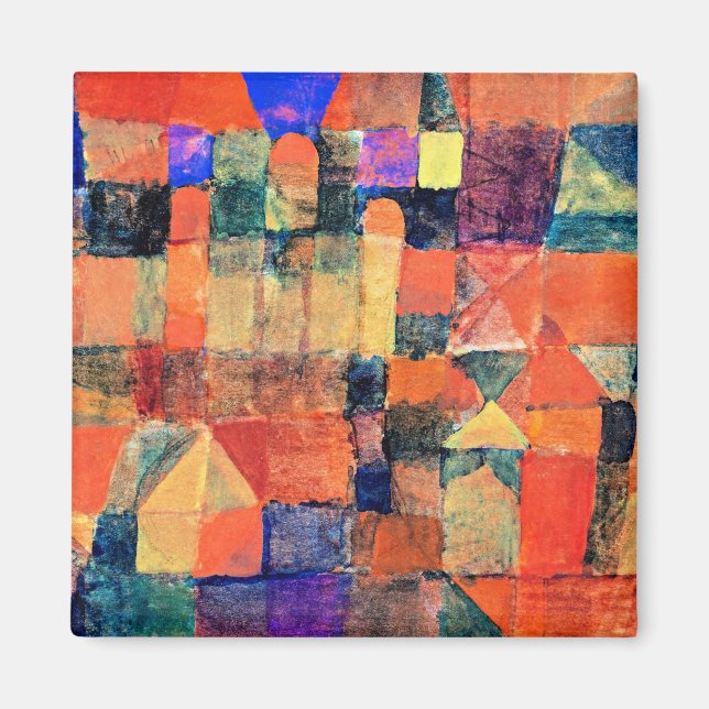 Imán Klee - Ciudad con los tres dominios (Frente)