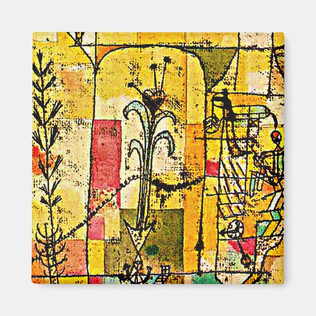 Imán klee - Historia de Hoffmann, pintura famosa (Frente)