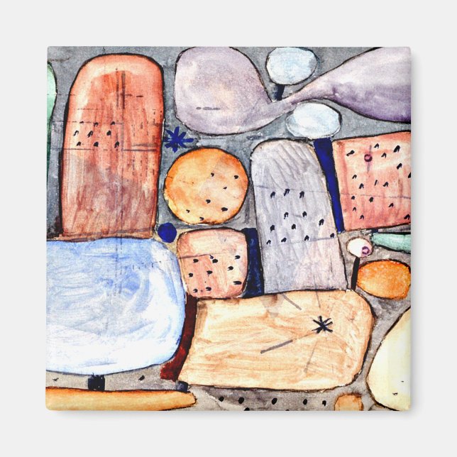 Imán Klee - Partes de un paisaje ensambladas (Frente)