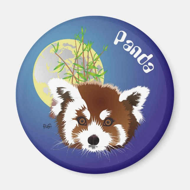 Imán Kleiner Panda (Ailurus fulgens) Magnet (Frente)