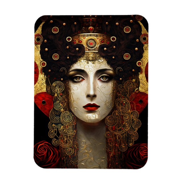 Imán Klimt inspiró a la reina diosa (Vertical)