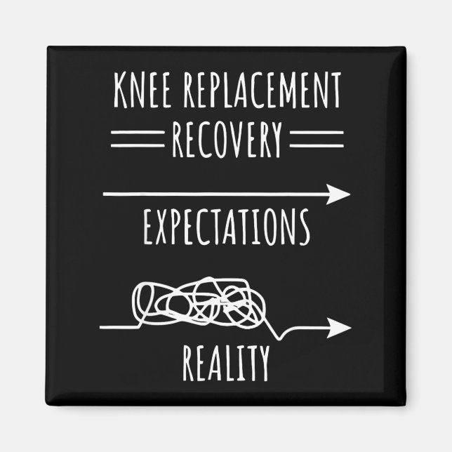 Imán Knee Replacement Recovery Expectations Reality Sur (Frente)