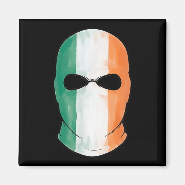 Imán Kneecap Tricolor Balaclava (Frente)