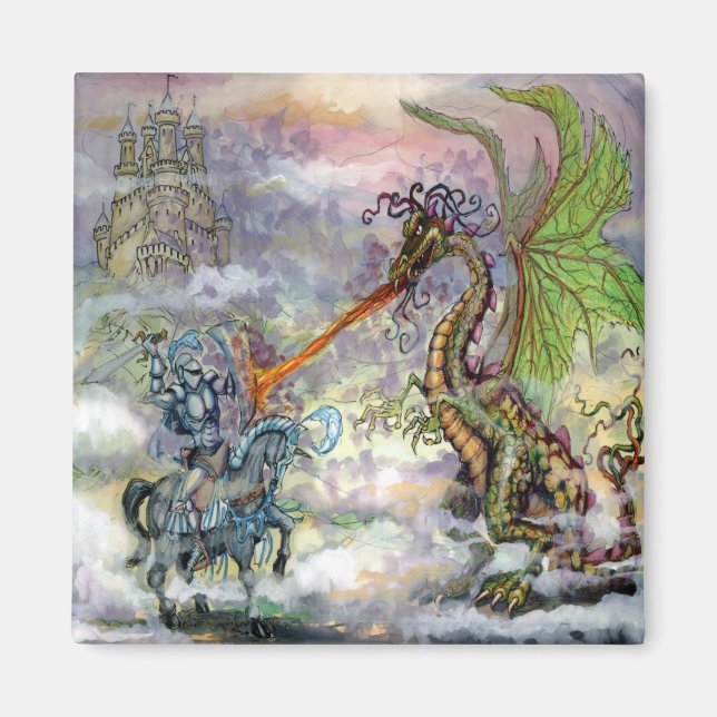 Imán Knight n Dragon (Frente)