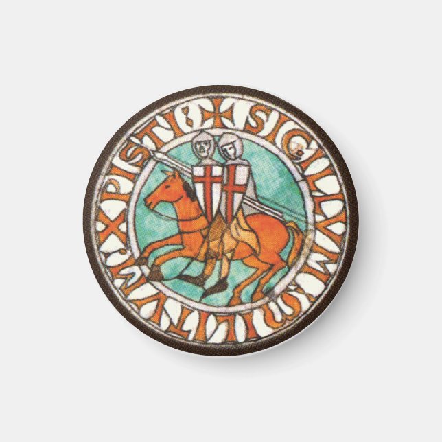 Imán Knights Templar Seal (Frente)