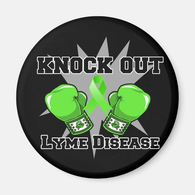 Imán Knock Out Lyme Disease (Frente)
