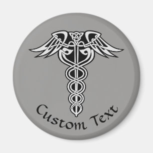 Imán Knot Caduceus Celtic