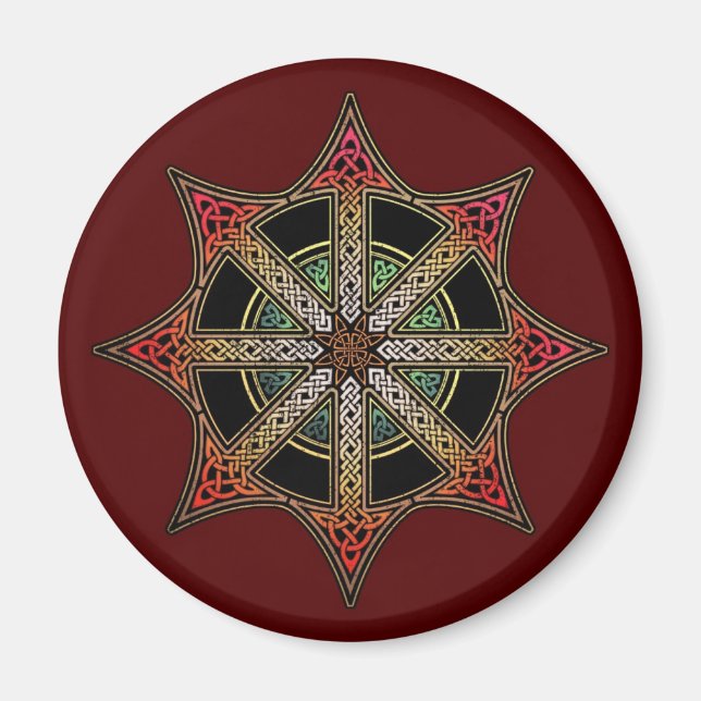 Imán Knotwork Chaos Star Magnet (Frente)
