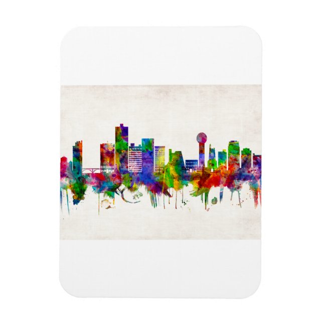 Imán Knoxville Tennessee Skyline (Vertical)