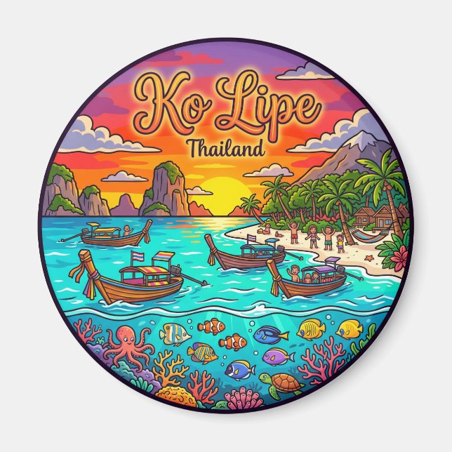Imán Ko Lipe Tailandia (Frente)