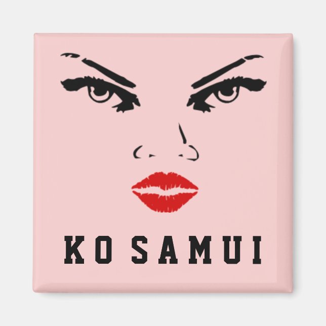 Imán Ko Samui, mujer tailandesa (Frente)