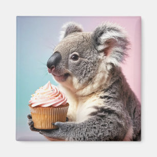 Imán Koala Cubierta Con Gradiente Pastel