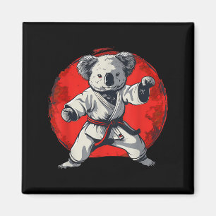 Imán Koala de kickboxing Taekwondo Karate MMA Divertido