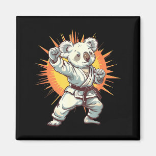 Imán Koala de Kickboxing Taekwondo Karate MMA Divertido