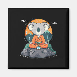 Imán Koala de meditación Montaña Zen Buda Budista Hindú