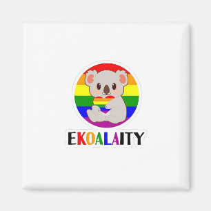 Imán Koala, gay igualitario, tiene un gracioso Rainbo L