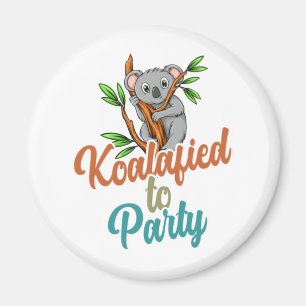 Imán Koalafied al Fiesta calificado Pun Cute y gracioso
