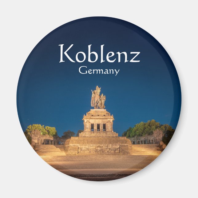 Imán Koblenz Alemania Souvenir (Frente)