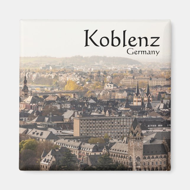 Imán Koblenz Alemania Souvenir (Frente)