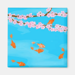 Imán Koi y Sakura Magnet