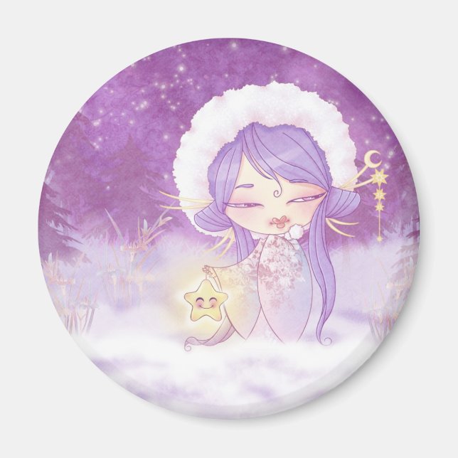 Imán Kokeshi Estrella (Frente)