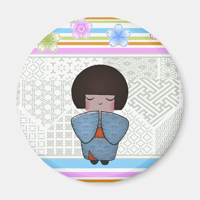 Imán kokeshi seigai (Frente)