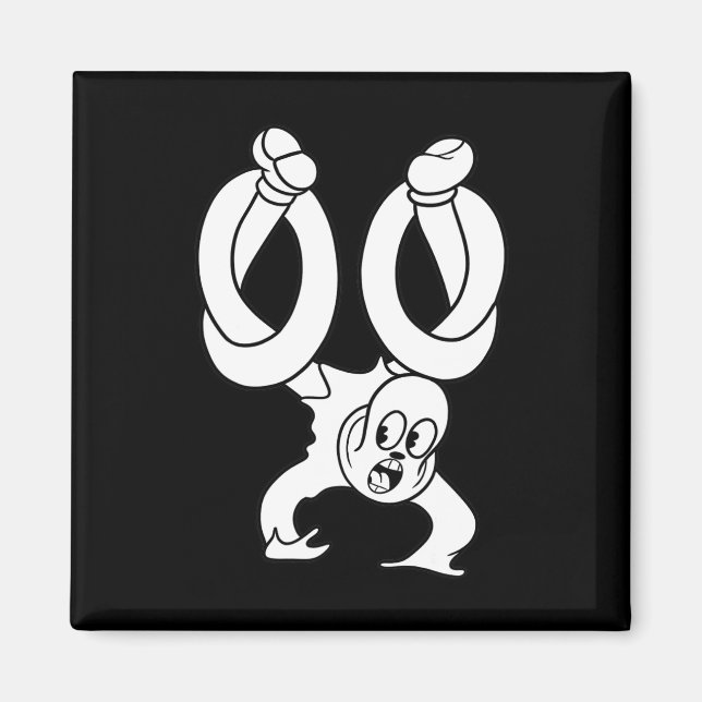 Imán Koko El Fantasma De Payaso Twist Blackwork (Frente)